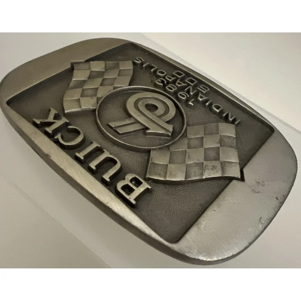 1983 Indianapolis 500 Belt Buckle Limited Edition 226‎ of 500 Pewter Tom Sneva